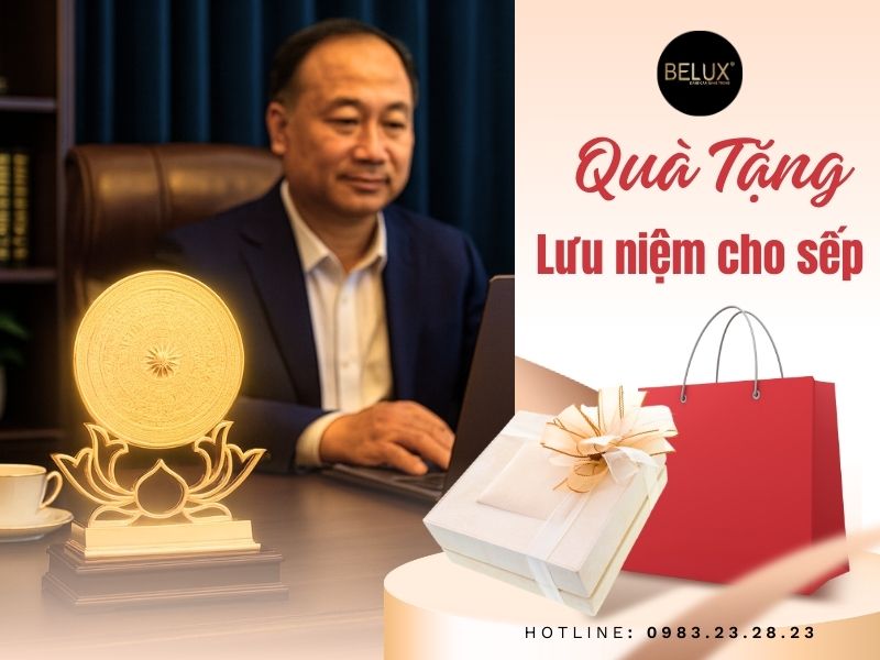 Quà lưu niệm tặng sếp – Món quà tinh tế thể hiện trọn vẹn sự kính trọng và đẳng cấp